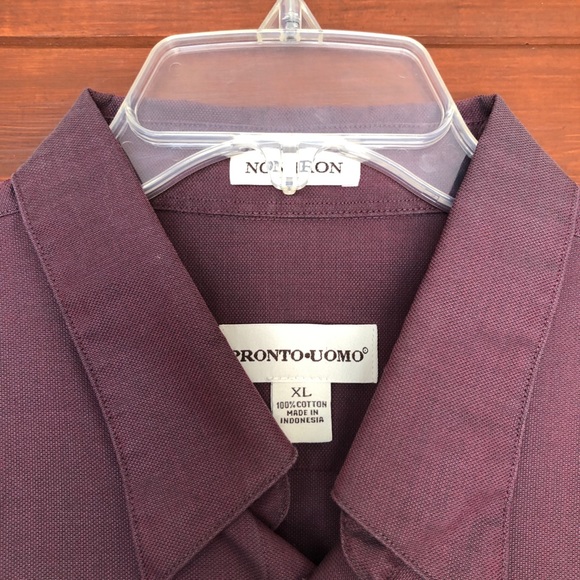 Pronto Uomo Non Iron Men’s Wearhouse Button Up - Picture 4 of 4